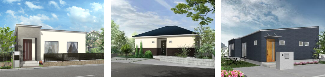 平屋新築木造住宅・598万円（税込657.8万円）／10.52坪　～